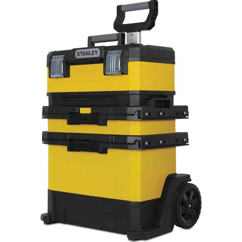 stanley metal rolling workshop tool box|stanley stackable tool box.